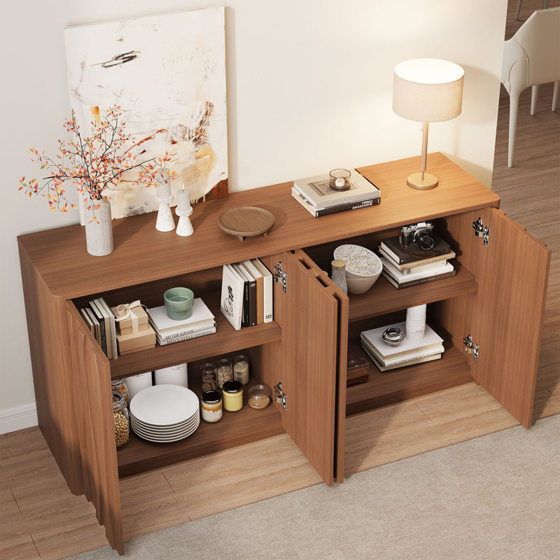 Buffet Mid-Century, Noyer