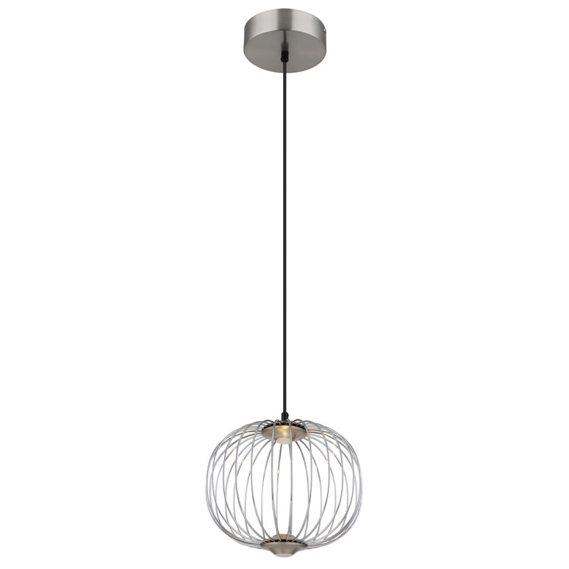 Asherman 1 - Light Natural LED Pendant, 37cm H x 36cm W