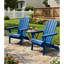 Chaise de patio pliante en bois massif avec grain, bleu marine, confortable et, pour le style détente de la pelouse, assise en plein air
