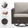 Ingvald Swivel Rocking Patio Wicker Chairs with Cushions (Set of 4)