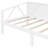 White Twin Size Daybed, With A Clean And Simple Elegance, Dual - Use In Different Areas, Strong Support System Three Sided Frame Design, Suitable For Various Decorations, Under Bed Storage Feature-810503995-810503989