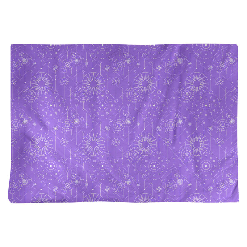 Napperon 18 "astrologie, Mauve