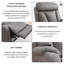 Fauteuil inclinable électrique avec repose-pieds Nicolay-615716580