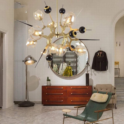 Lustre linéaire moderne Byrdsong Ikebana