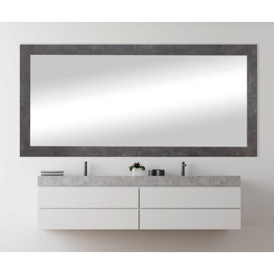 Kozan Engineered Wood Flat Wall Mirror