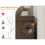 Range-chaussures avec 2 tiroirs rabattables, range-chaussures cannelé en bois avec tablette réglable, range-chaussures autoportant-296437570