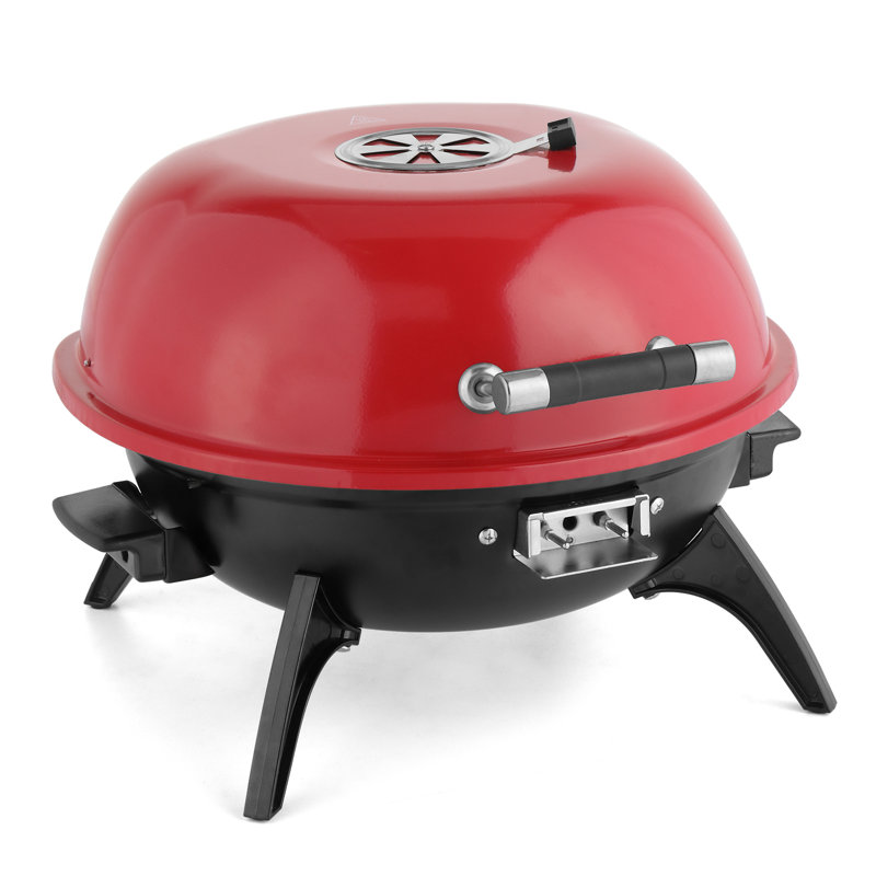 Winado 51.1cm W x 41.9cm D Portable Indoor/Outdoor Use Single Burner Countertop Electric Grill, Red/Black