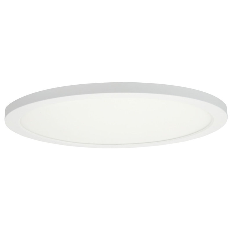Plafonnier encastré en verre à DEL