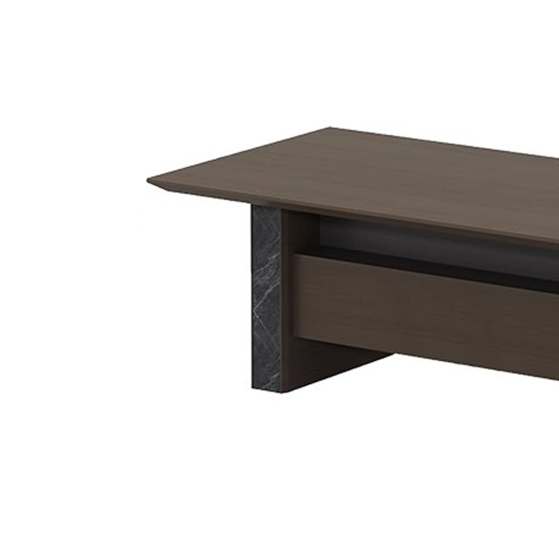 Grande table de conférence légère et luxueuse, H 29,52 po x L 94,48 po x l 43,3 po