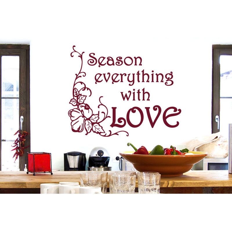 Wall Decal, Burgundy, Large