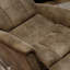 Fauteuil inclinable et oscillant Global Home avec appui-tête et repose-pieds réglables manuellement