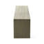 Banc de salle à manger en bois gris et taupe, inspiré, cadre de 63 po, durable, esthétique d'assemblage minimal, long et facile à assembler