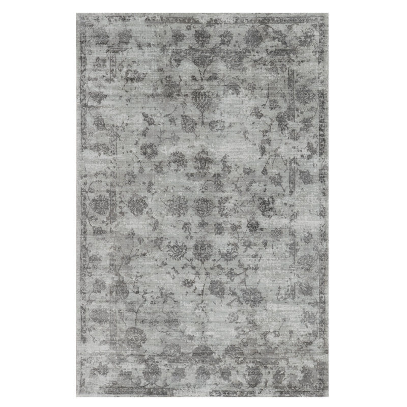Tapis gris 9 pi x 12 pi