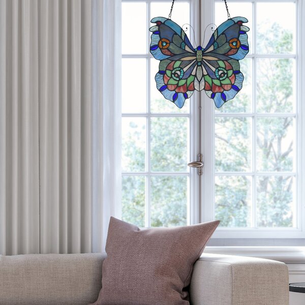 Butterfly Glass Window