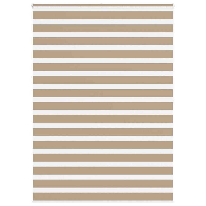 17 Stories Zebra Blind Sand Brown 120X150 Cm Fabric Width 115.9 Cm Polyester, Sand Brown, 165cmW x 200cmL