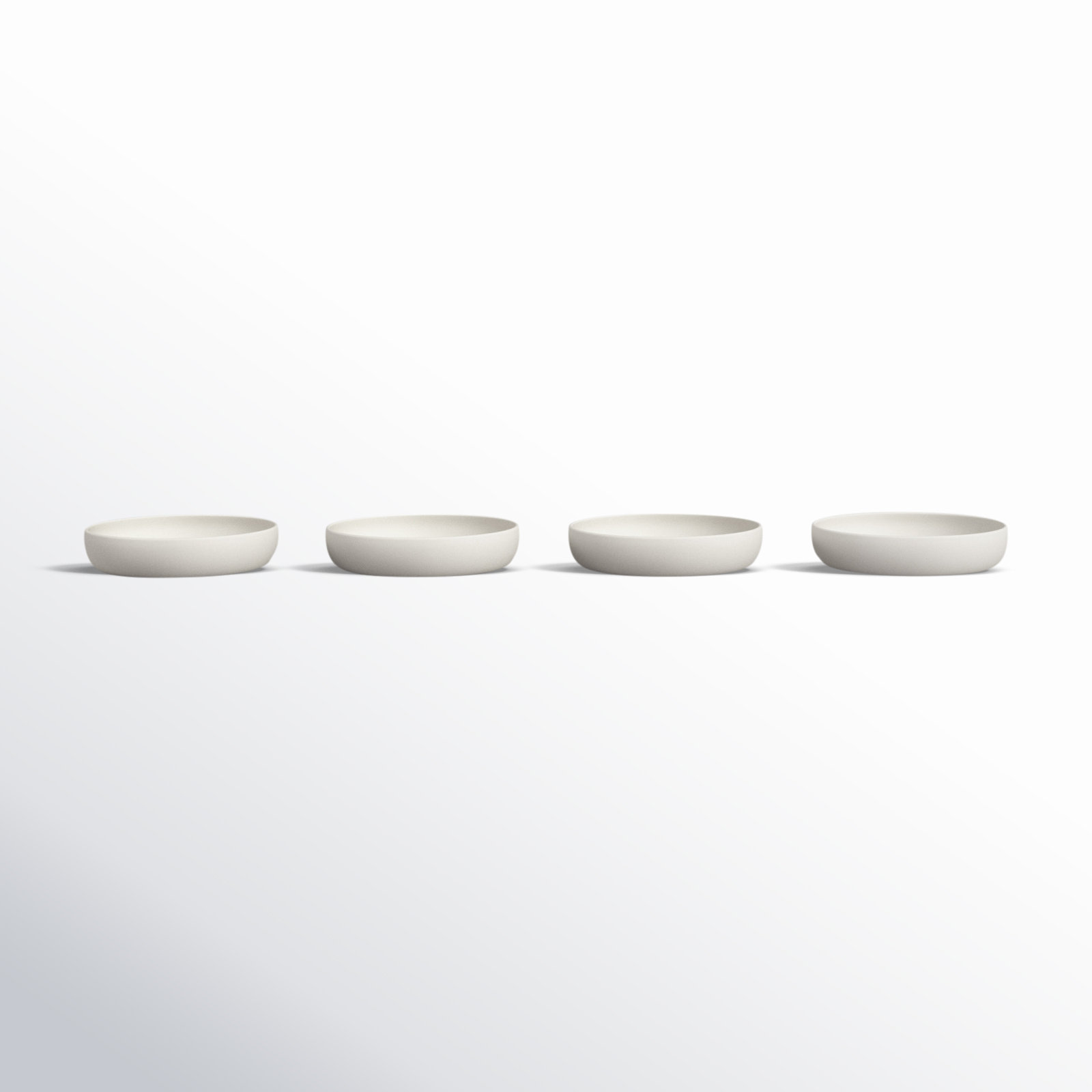 Borgen 33 oz. Salad Bowl, Chalk
