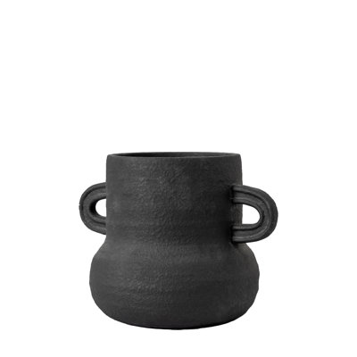 Creel Black Table Vase
