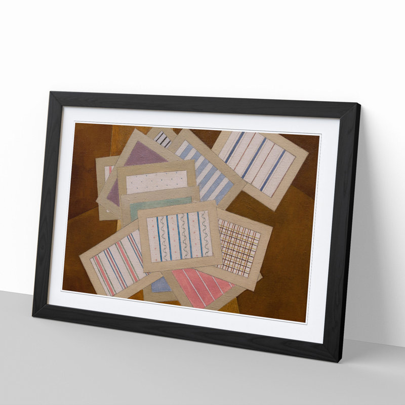 Spring by Charles Demuth - Picture Frame Painting, 48cm H x 65cm W x 2cm D, Black