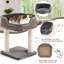 Perchoir pour chat 19 "à plusieurs niveaux-1009469376