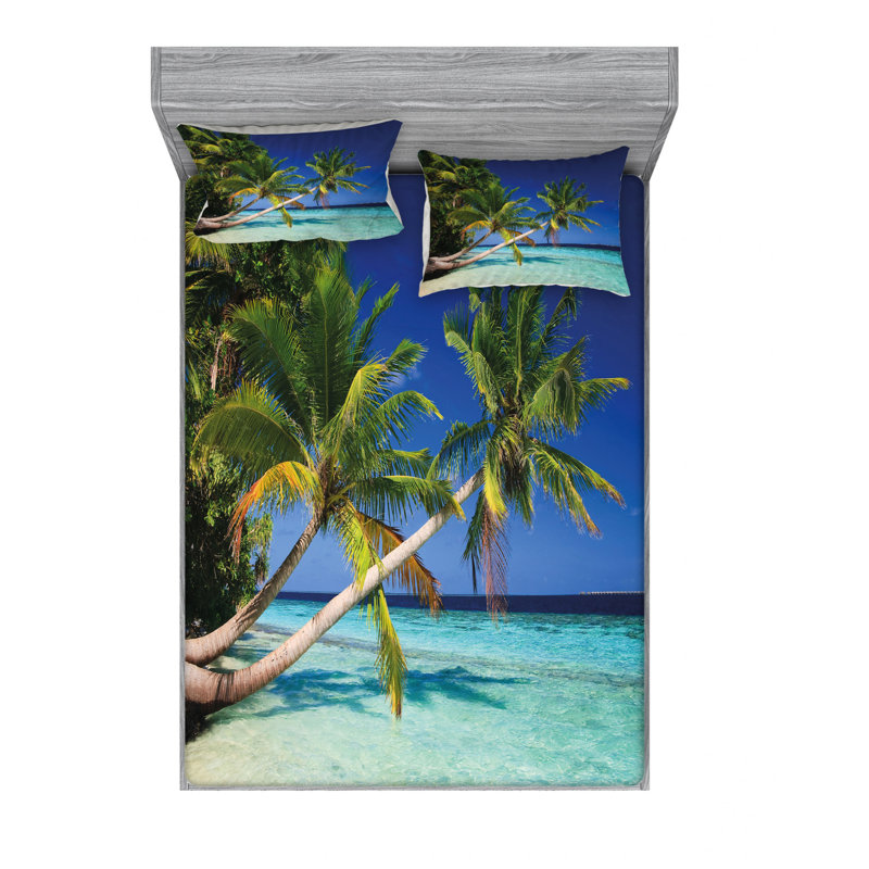 Microfiber Sheet Set, Queen Sheet Set + Fitted Sheet + 2 Pillowcases
