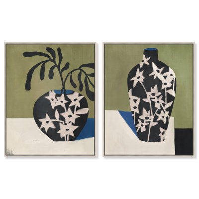 Noir Vase Set Set by Oliver Gal