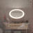 Jimya Stepless Dimmable Round LED Desktop Mirror with 360° Swivel-1937903097