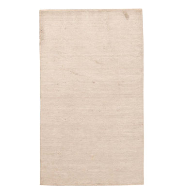 Tapis rose en laine et coton noué à la main