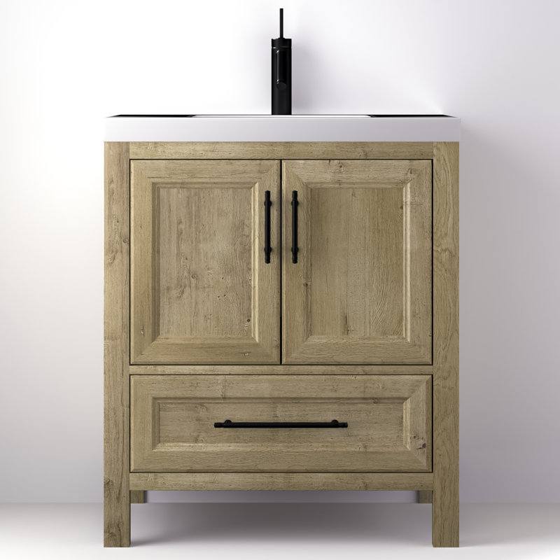 Ensemble de meuble-lavabo sur pied 30 po Vivian, Naturel