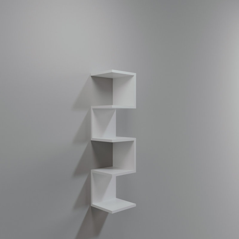 Locelso Floating Shelf, White