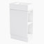 Ensemble de meuble-lavabo simple 18,6 po avec plateau en céramique Elwen