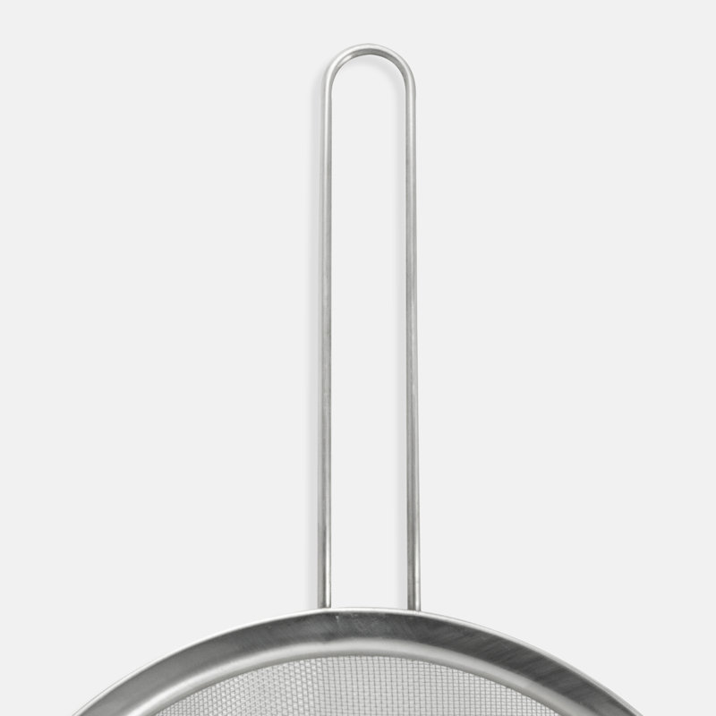Stainless Steel Mesh Food Strainer with Long Handle