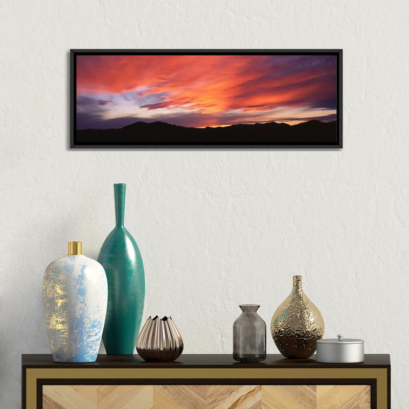 Reproduction de photo sur toile tendue, "panoramique coucher over black hills national forest custer park state" south dakota "