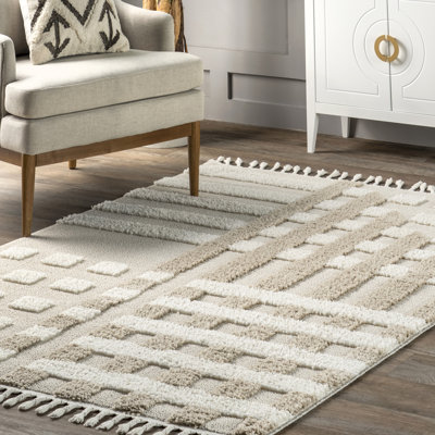 Tapis géométrique Cordelia pour le salon, la chambre à coucher, la cuisine et la salle à manger