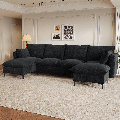 Upholstered Sectional Free Combination Sofa Set
