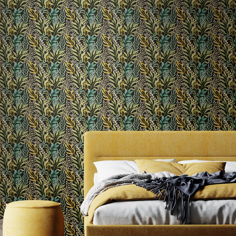 Verdant Leaves - Sea & Stone, Dark Green