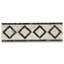 4.3 in. x 14.2 in. Marble Tile