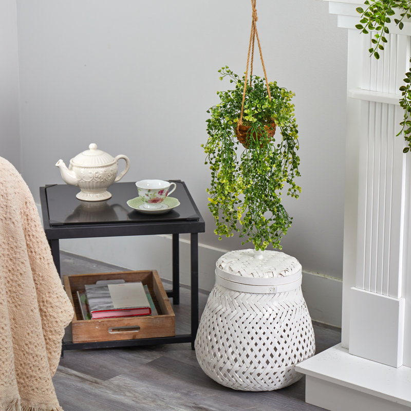 20 po plante artificielle dans un panier