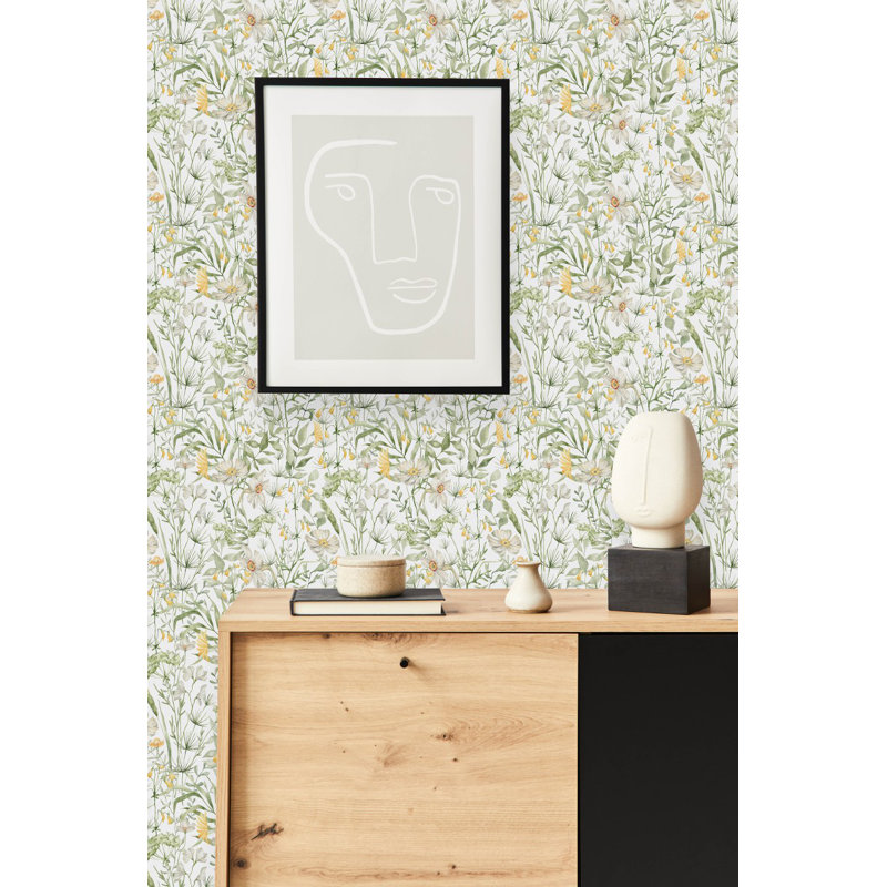 Floral Tile, 225" L x 25" W