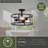 Glass Semi Flush Mount