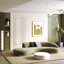 Simple Light Luxury Curved Green Sofa