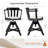 Hayden 21.1'' W Solid Wood Adjustable Height Swivel Office Chair with Removable Zippered Seat Cushion-370870709