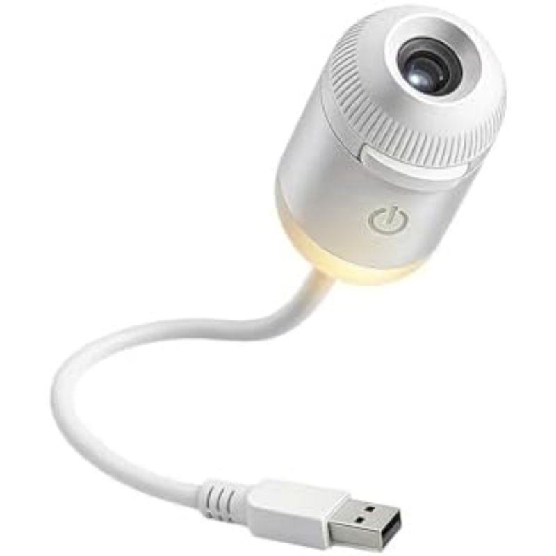 Projecteur de lumière galaxie 2-en-1, projecteur étoile USB avec luminosité réglable, mini projecteur de lumière galaxie pour plafond de chambre à coucher