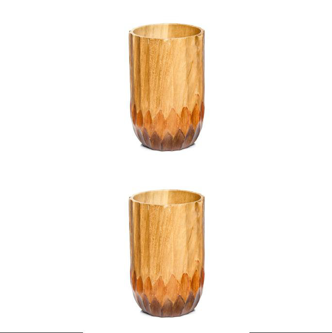 Coupe cannelée Kappu - grande, 2, 15,2 oz