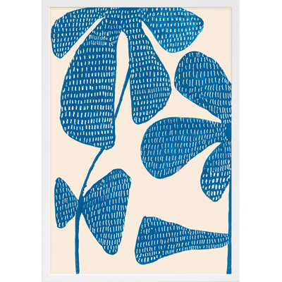 Céramique bleue 3 par Andrea Stokes - Art mural encadré