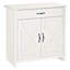 Buffet Farmhouse, armoire à café avec porte de grange et tablette réglable-915200075