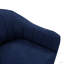 Chaise d'appoint Mid-Century moderne en chenille 1pc-152567258