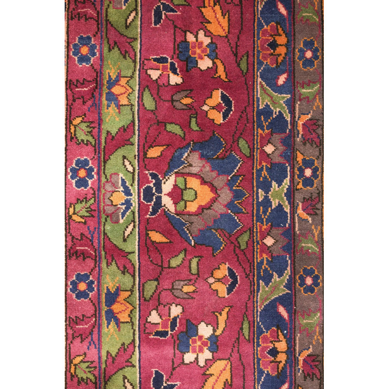 Tapis formel antique rectangulaire unique de 10 pi 8 po x 14 pi 3 po années 1920