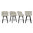 Logan Swivel Counter Stool With Upholstered Seat And Metal Frame, Set Of 4-449448661