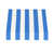 Bright Blue/White Stripe