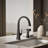 Graze Kitchen Sink Swing Spout Faucet With Sidespray-49294373